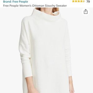 Free People Ottoman Slouchy Sweater - Cream XS